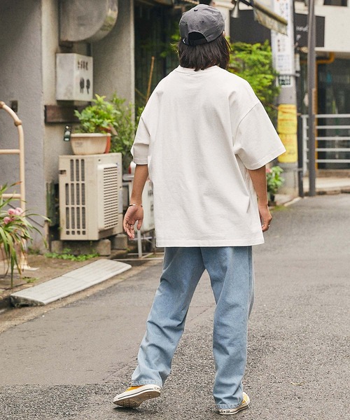 「PEN FIELD」 半袖Tシャツ M ホワイト メンズ_画像8