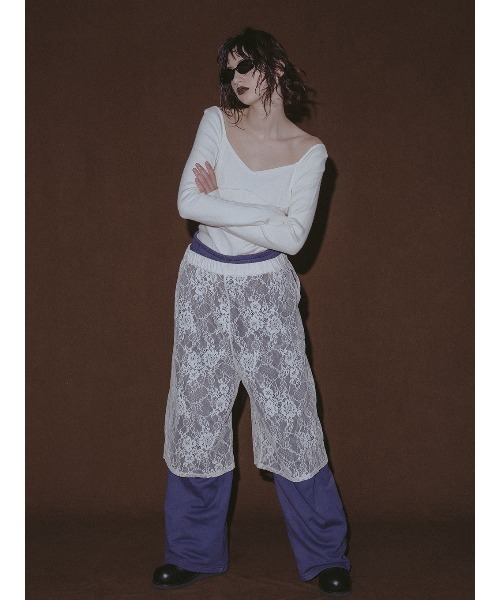 ELCHELE（エルチェレ） ニット セーター WINE GLASS KNIT TOP