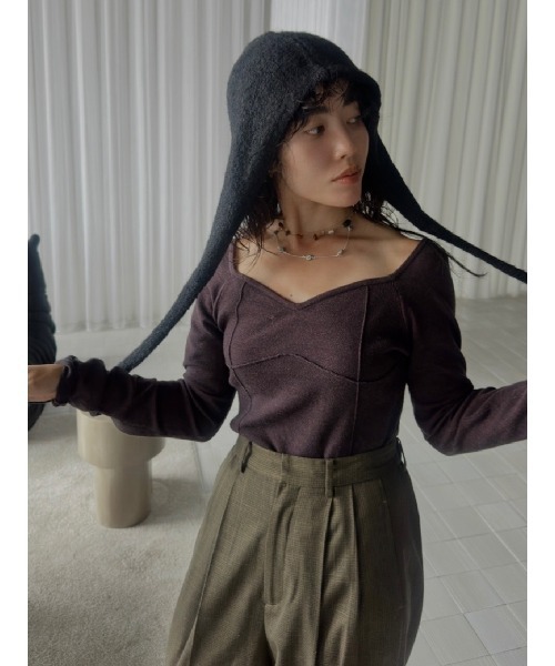 TOGA2013ss ニット ELCHELE（エルチェレ） ニット セーター WINE GLASS KNIT TOP