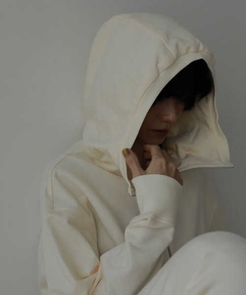 「ETRE TOKYO」 プルオーバーパーカー FREE オフホワイト レディース_画像8