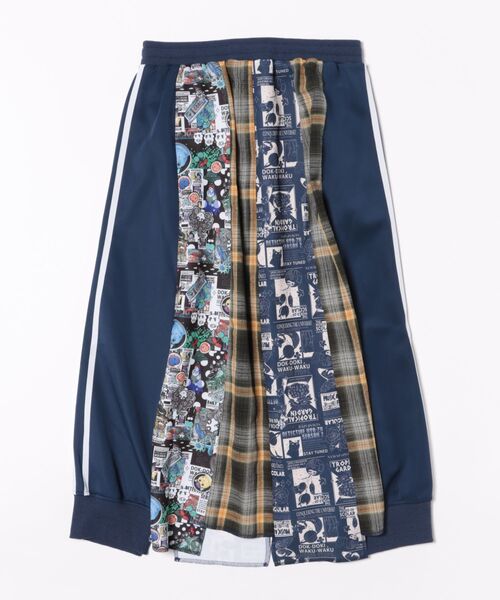 ScoLar（スカラー） スカート 異素材切替パッチワークスカート