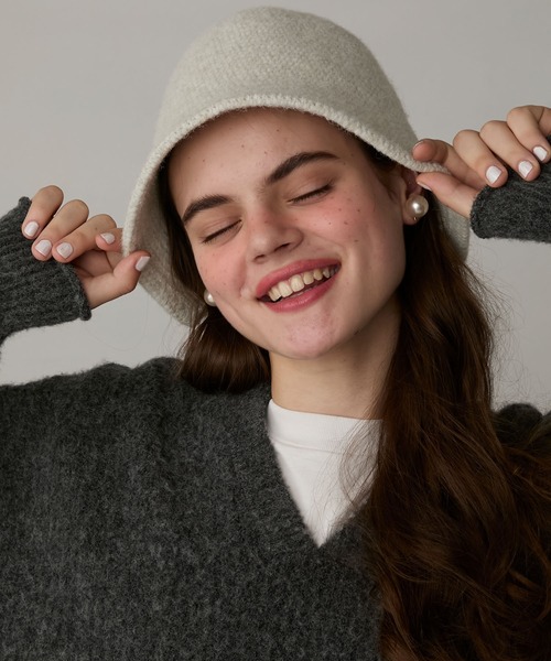 BONLECILL Marche 帽子 ハット 「BONLECILL Marche」紐リボン付き