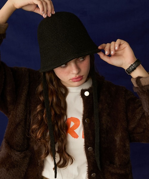 BONLECILL Marche 帽子 ハット 「BONLECILL Marche」紐リボン付き