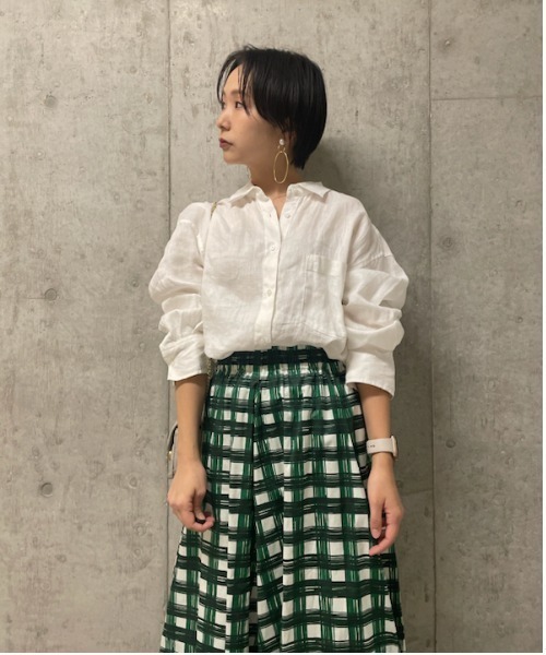 「Mila Owen」 長袖シャツ FREE ホワイト レディース_画像9