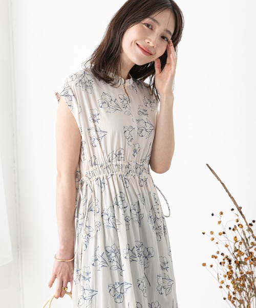 VIS（ビス） ノースリーブワンピース M ホワイト系その他 レディース