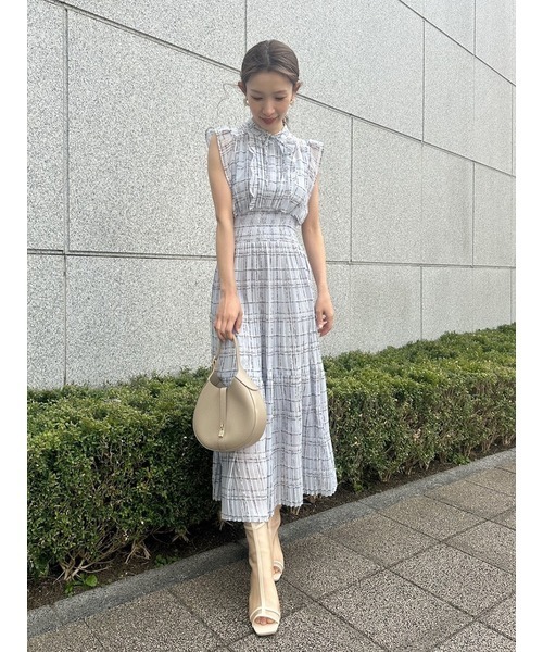 SNIDEL（スナイデル） ノースリーブワンピース 1 ライトブルー