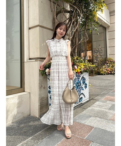 SNIDEL（スナイデル） ノースリーブワンピース 1 ライトブルー