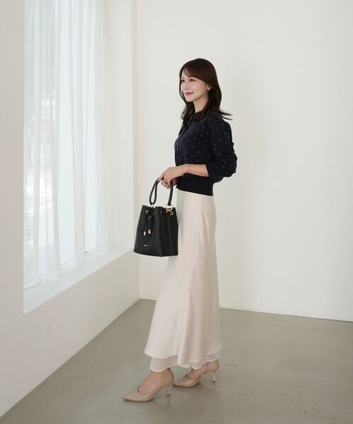 cle blatt コンパクトニットカーディガン ベージュ cle blatt カーディガン コンパクトニットカーディガン レディース