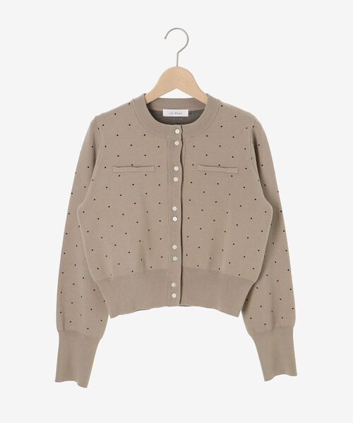 cle blatt カーディガン コンパクトニットカーディガン レディース