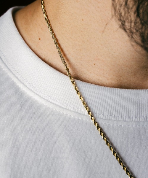 Subciety（サブサエティ） ネックレス Epoxy brass necklace メンズ 