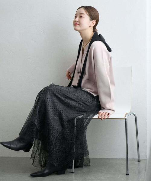 新品タグ付 IENAスーパーファインスムースショートカーディガン 2024AW 新品タグ付 IENAスーパーファインスムースショートカーディガン 2024AW