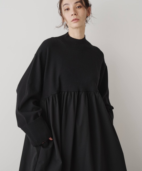 Libra Cue（リブラ キュー） ワンピース ニットドッキングワンピース