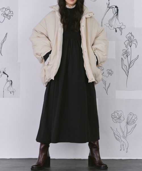 Libra Cue（リブラ キュー） ワンピース ニットドッキングワンピース