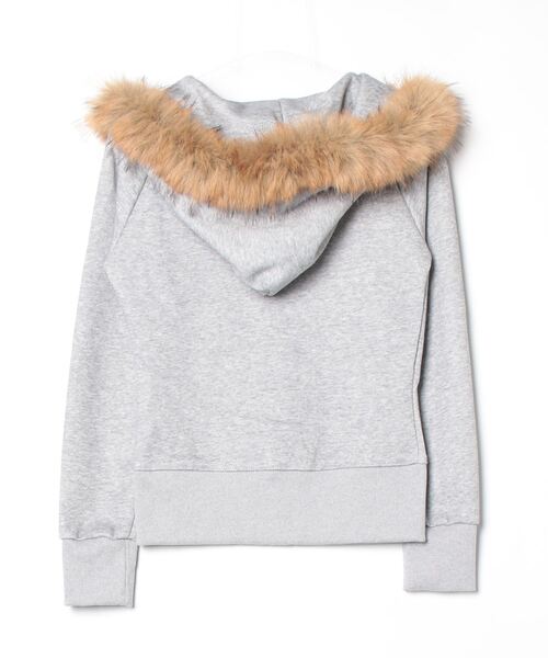 gossip!ロサンゼルス パーカー Y2K 「秋冬新作」 刺繍 ファー付き