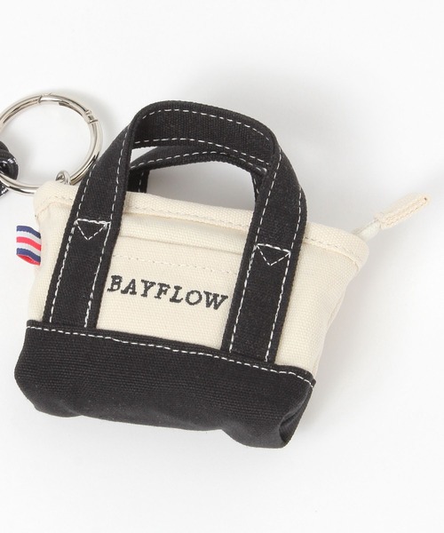 BAYFLOW（ベイフロー） キーホルダー ミニロゴトートバッグチャーム