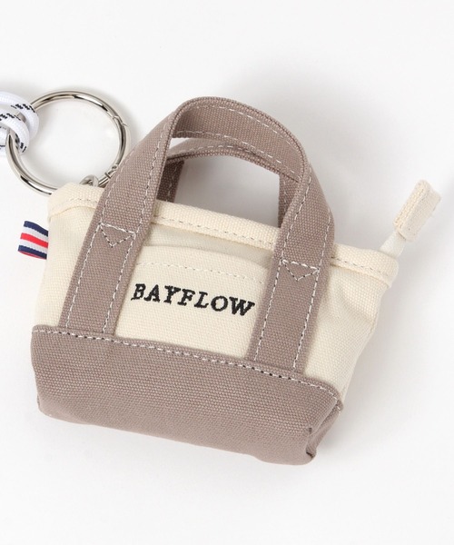 BAYFLOW（ベイフロー） キーホルダー ミニロゴトートバッグチャーム