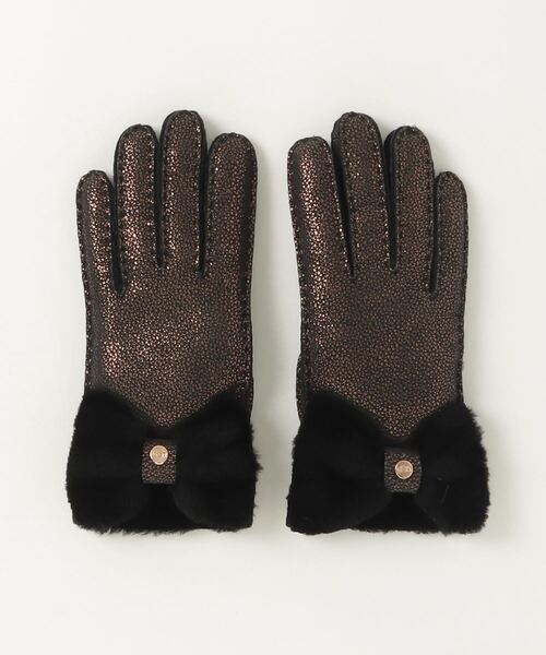 UGG Australia（アグオーストラリア） 「UGG」 手袋 18cm ブラック