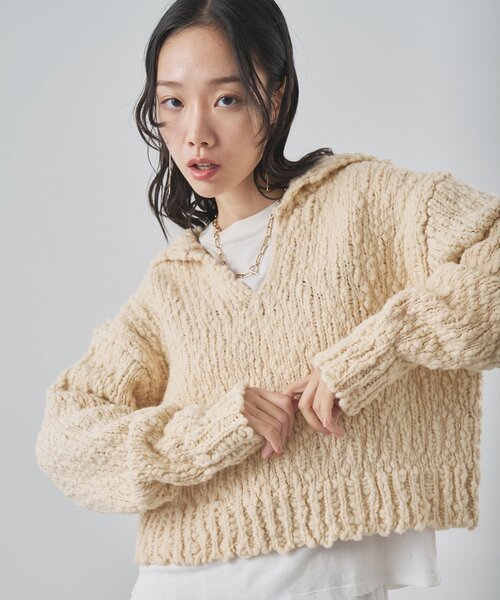 Whim Gazette（ウィム ガゼット） ニット セーター ローゲージ