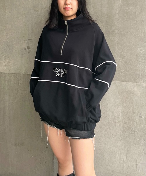 「SPIRALGIRL」 スウェットカットソー FREE グリーン レディース_画像5