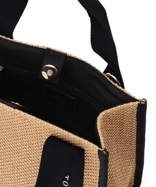 かごバッグ+ストローバッグ Tocca bag TOCCA（トッカ） かごバッグ カゴバッグ DANCING TOCCA SQUARE SUMMER