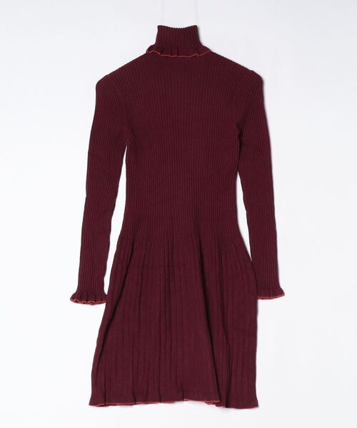 「MAX&Co.」 ニットワンピース - レッド レディース_画像2