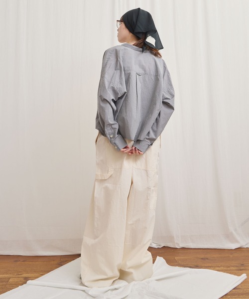 fig London（フィグロンドン） ブラウス シャツ ribbon shirt