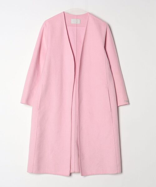 CELFORD ふくれジャガードワンピース　ピンク　セルフォード　Pink CELFORD（セルフォード） ノーカラーコート ONE SIZE ピンク