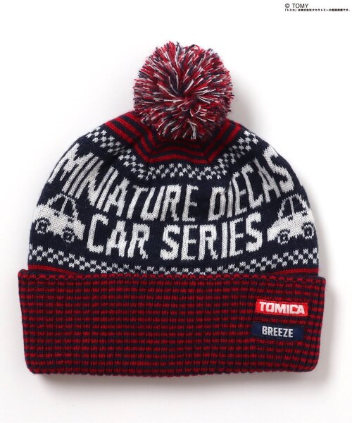 BREEZE（ブリーズ） ニット帽 ニットキャップ TOMICA×BREEZE