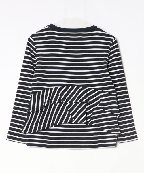 「Kaon」 ボーダー柄長袖カットソー FREE ネイビー レディース_画像2