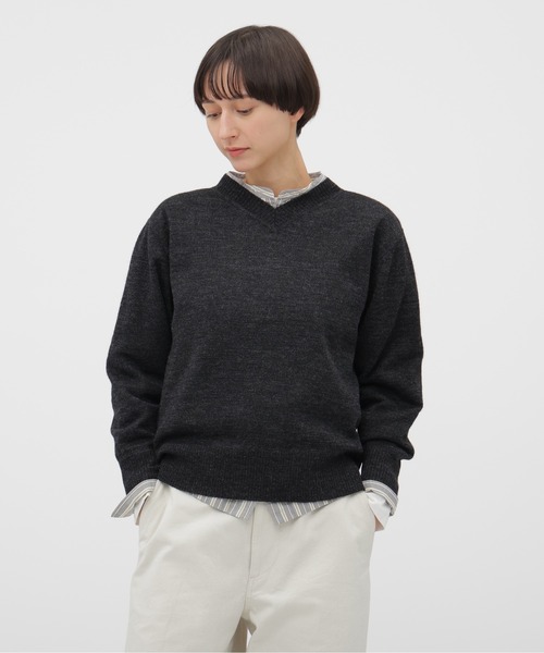 MHL.（エムエイチエル） ニット セーター ASH WOOL KNITWEAR
