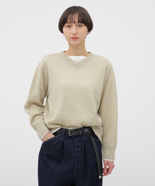 MHL.（エムエイチエル） ニット セーター ASH WOOL KNITWEAR