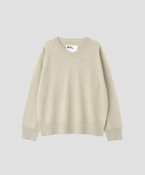 MHL.（エムエイチエル） ニット セーター ASH WOOL KNITWEAR