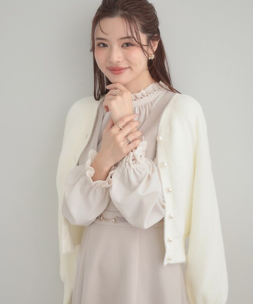 Couture Brooch（クチュール ブローチ） カーディガン 「前後2WAY