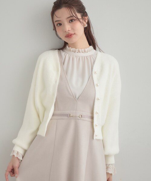 Couture Brooch（クチュール ブローチ） カーディガン 「前後2WAY