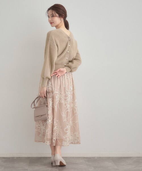 Couture Brooch（クチュール ブローチ） カーディガン 「前後2WAY