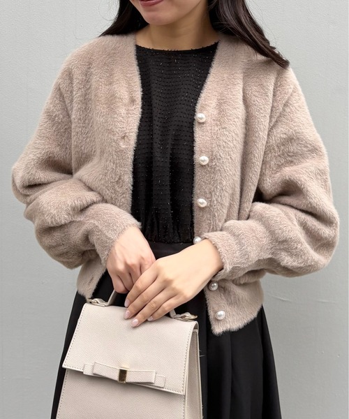 Couture Brooch（クチュール ブローチ） カーディガン 「前後2WAY