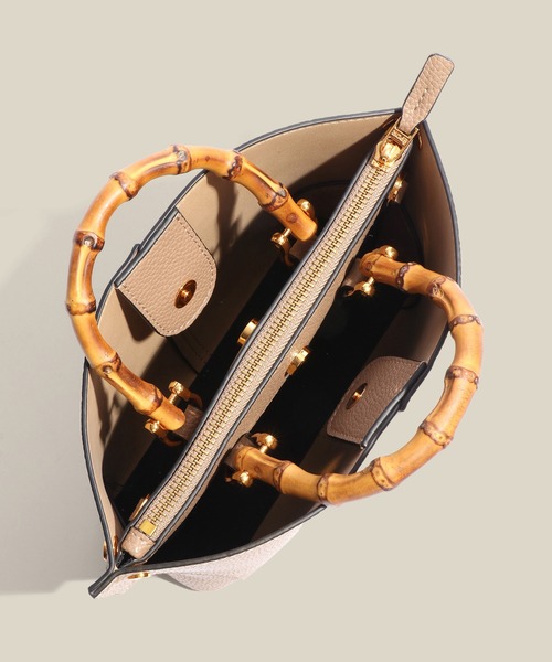 ROPE'（ロペ） ハンドバッグ 「E'POR」BAMBOO BAG Mini/超軽量・26SSS