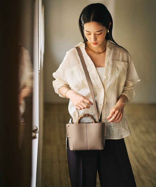 ROPE'（ロペ） ハンドバッグ 「E'POR」BAMBOO BAG Mini/超軽量・26SSS
