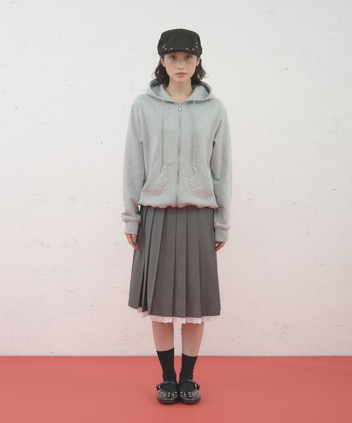 FCMM スカート 「日本限定」LACE PLEATS SKIRT / レースプリーツ