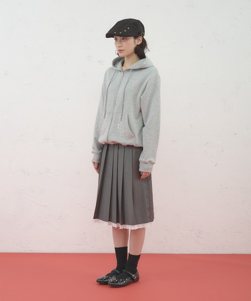 FCMM スカート 「日本限定」LACE PLEATS SKIRT / レースプリーツ