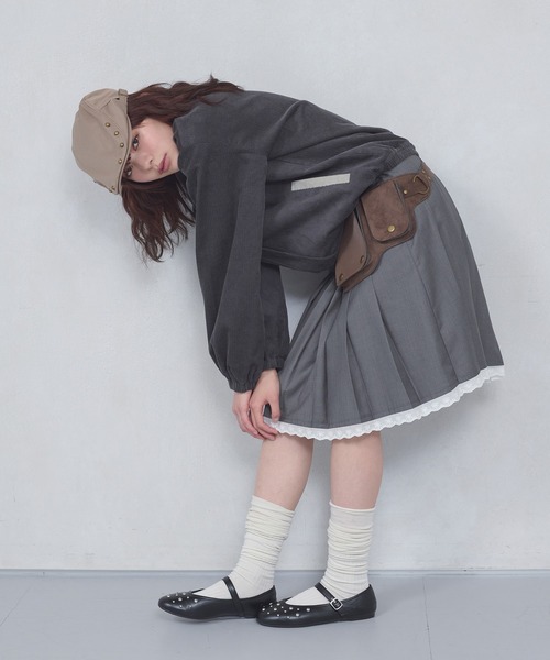 FCMM スカート 「日本限定」LACE PLEATS SKIRT / レースプリーツ