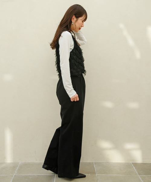 URBAN RESEARCH Sonny Label イージーパンツ 36 ブラック レディース