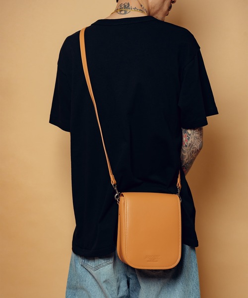 ショルダーストラップ ショルダーバッグ Leather mini hunting bag メンズ レディース | Subciety | 14