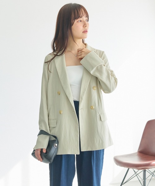 LAVEANGE（ラビアンジェ） ジャケット テーラードジャケット 「洗える