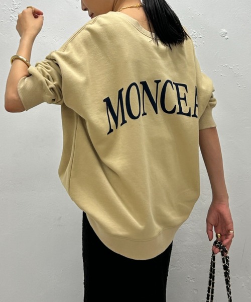 新品未使用　タグ付き　ベージュオーバーサイズスウェット　ラウンジドレス Loungedress（ラウンジドレス） スウェットカットソー FREE ベージュ