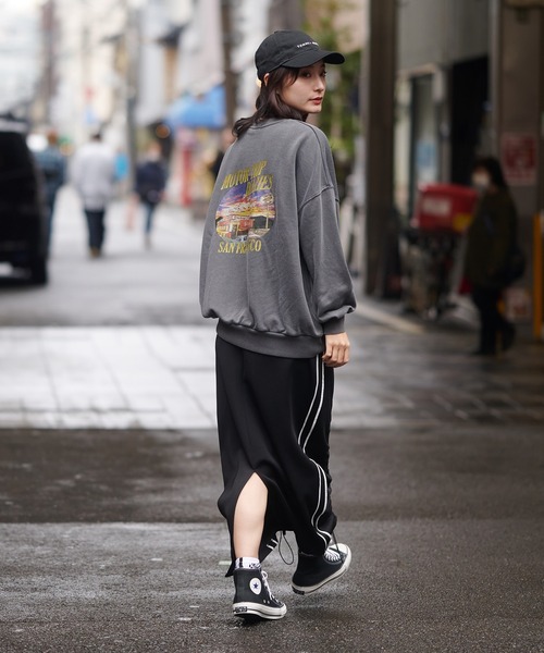 「SPINNS」 スカート ONESIZE ネイビー レディース_画像9