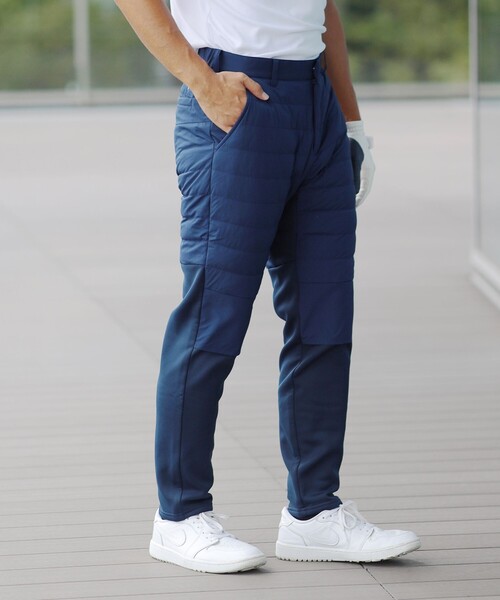 使用回数少　ビームスゴルフ　ワンタックパンツ　夏用　Mサイズ　ネイビー BEAMS GOLF（ビームス ゴルフ） パンツ MEDIUM ネイビー メンズ