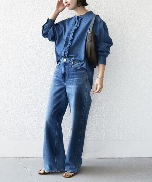 SHIPS（シップス） ブラウス シャツ 「WEB限定」「洗濯機可能」ライト