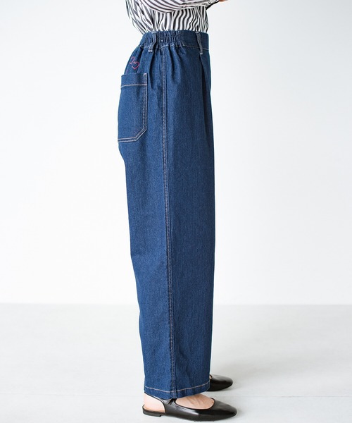 「haco!」 デニムパンツ MEDIUM インディゴブルー レディース_画像3