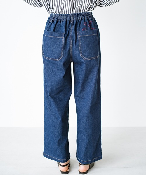 「haco!」 デニムパンツ MEDIUM インディゴブルー レディース_画像4